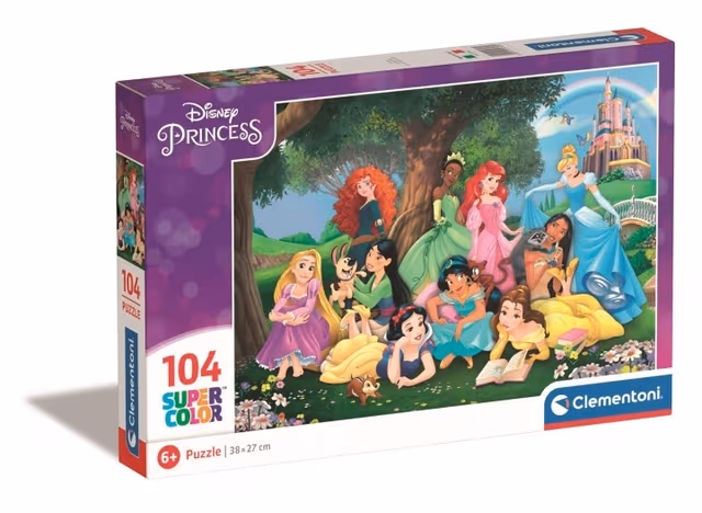 Clementoni Jigsaw Puzzle - Disney Princess 104st. 2D Pussel