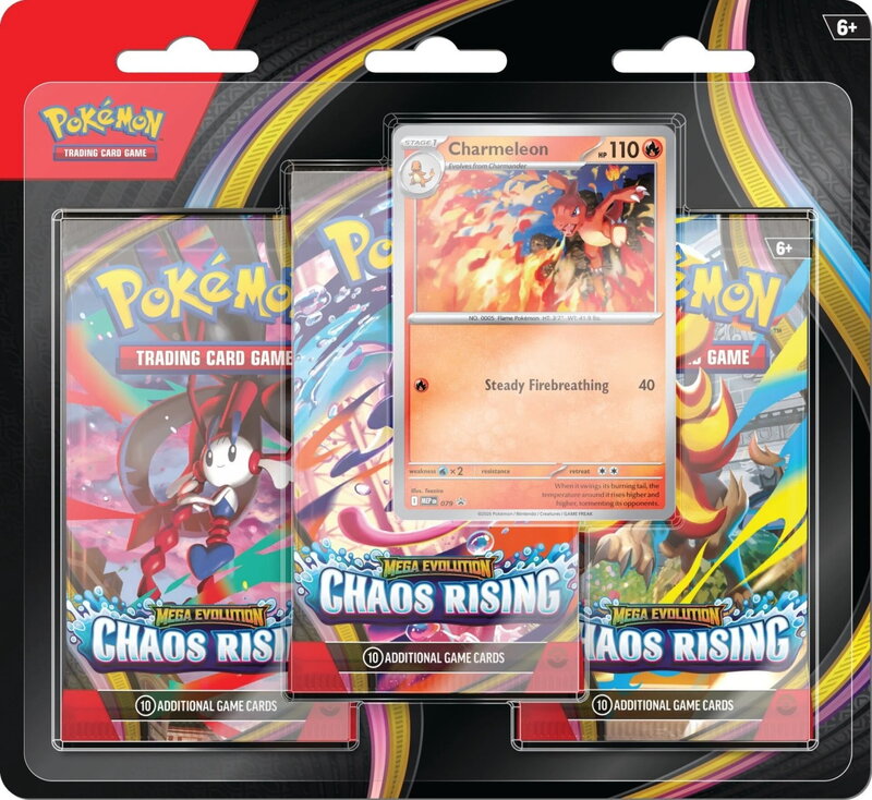 Pokemon ME4 Chaos Rising Booster 3-pack
