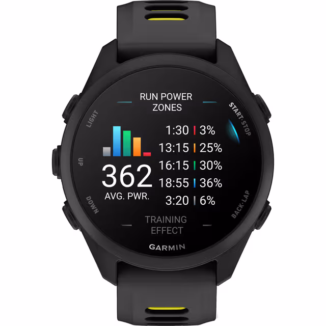 Garmin Forerunner 170 42mm GPS (black/amp yellow)