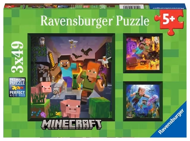 Ravensburger Minecraft Biomes 3x49p - (10105621)