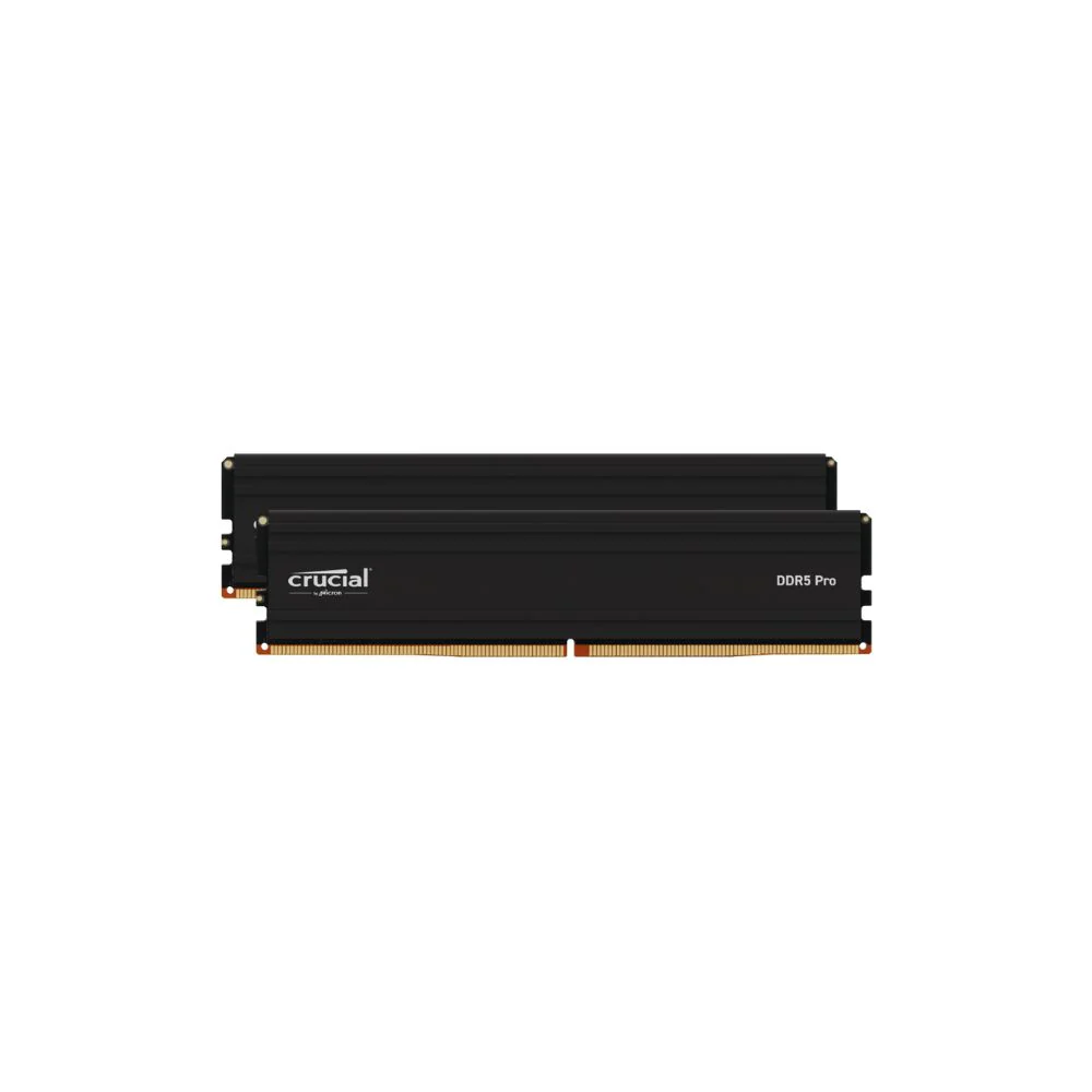 Crucial PRO DDR5-5600 - 48GB - CL46 - Dual Channel (2 pcs) - AMD EXPO - Svart