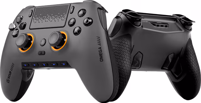 Scuf Omega PS5/PC trådlös handkontroll (stålgrå)
