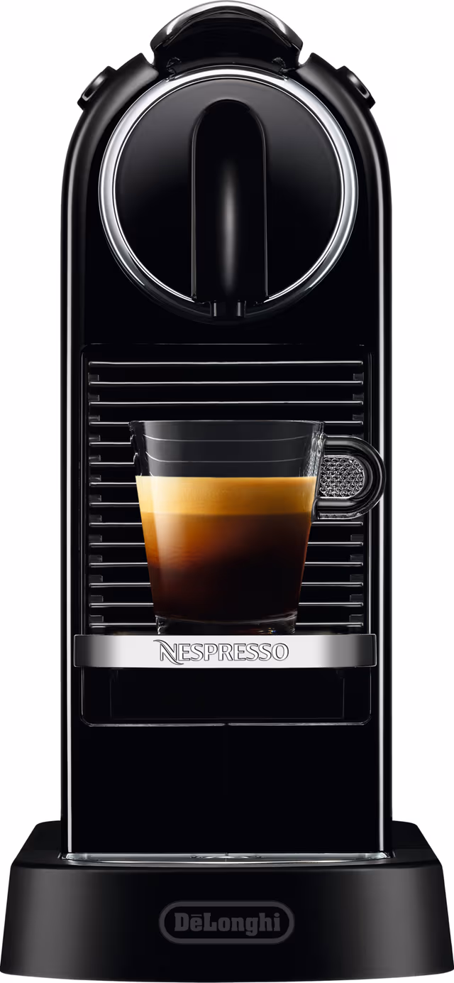 Nespresso CitiZ kapselmaskin by Delonghi EN167.B Value Pack (svart)