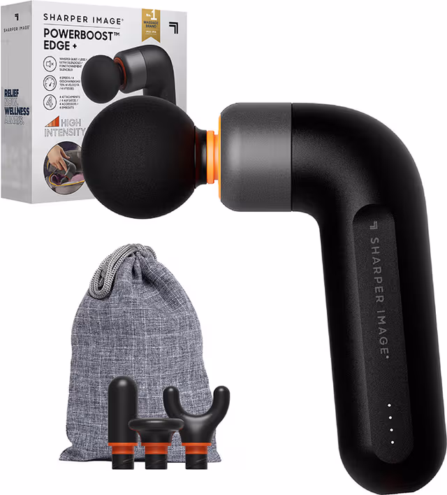 Sharper Image Power Percussion Move Edge Lite massagepistol (svart)