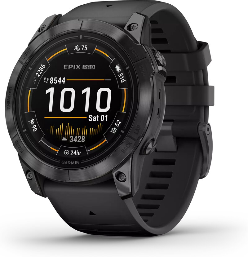 Garmin epix (Gen 2) Pro 51mm - Svart/Skiffergrå (Fyndvara - Klass 1)