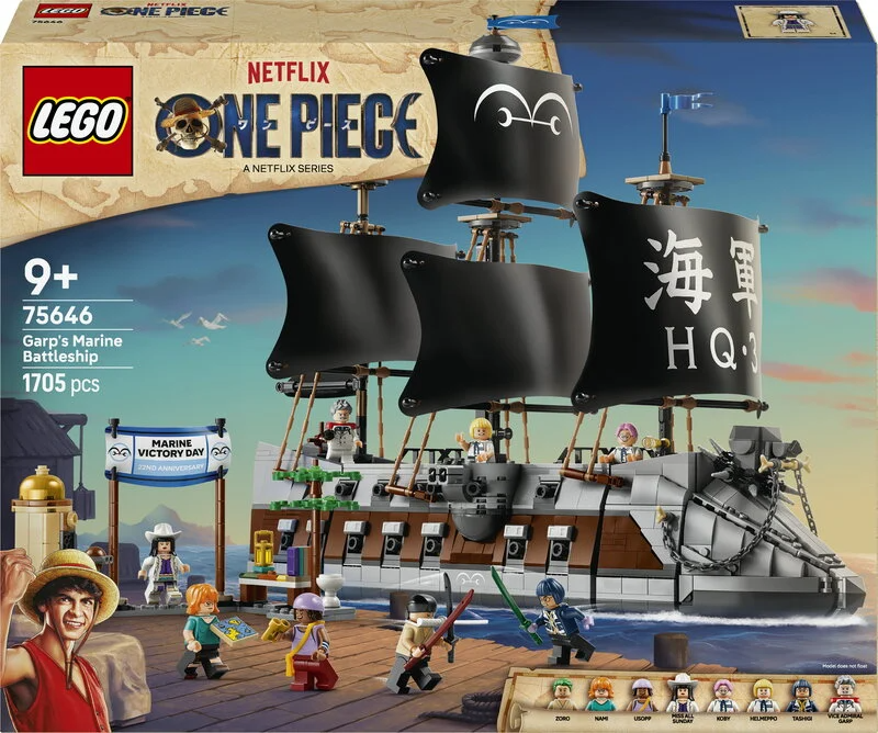 LEGO One Piece Garps Marinfartyg 75646