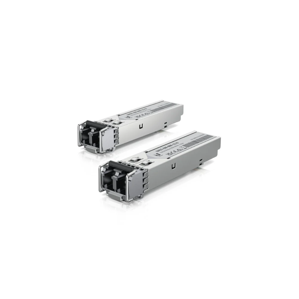 Ubiquiti UACC-OM-MM-1G-D-2 SFP Multi-mode Duplex Fiber Transceiver 550m 850nm (Pack of 2)