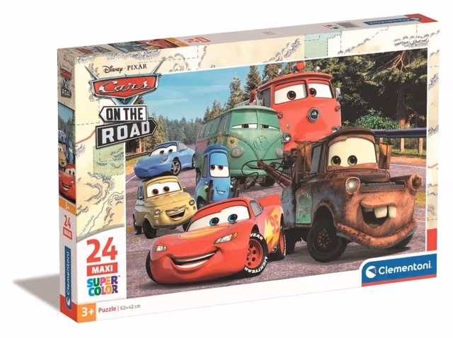 Clementoni Maxi Jigsaw Puzzle Cars 24st. 2D Pussel