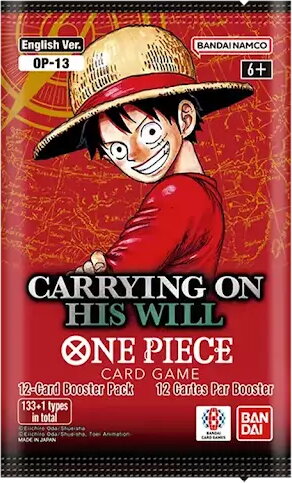 One Piece Card Game OP-13 Sleeved Booster