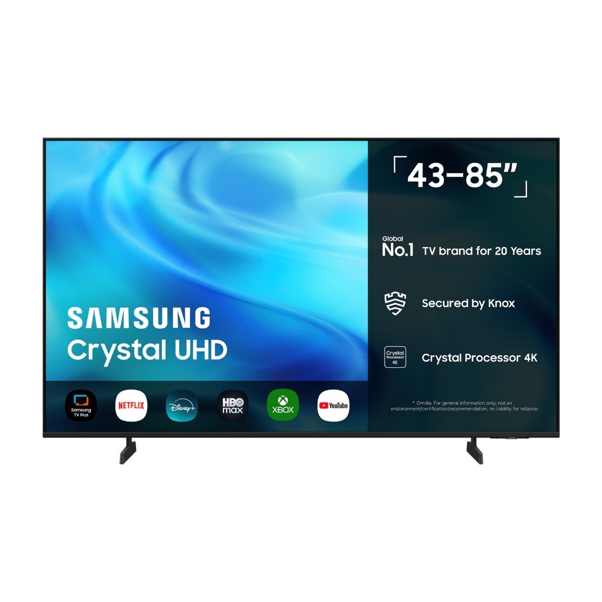 Samsung 55" 4K LED TV 2026 - TU55U8075HUXNA