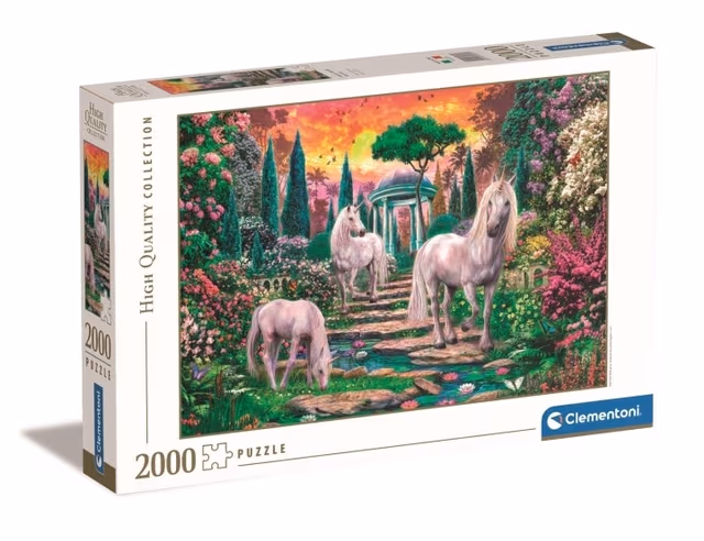 Clementoni Classical garden unicorns 2D Pussel