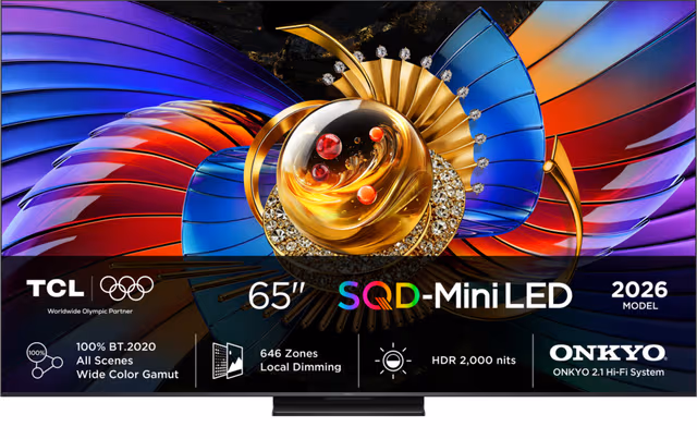 TCL 65" MSQLED80L 4K SQD-Mini LED TV (2026)