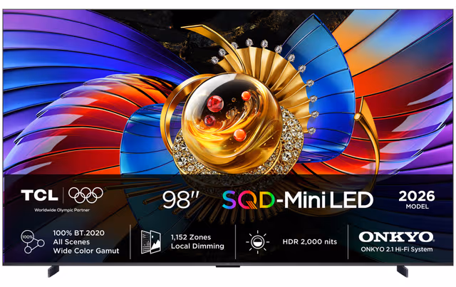 TCL 98" MSQLED80L 4K SQD-Mini LED TV (2026)