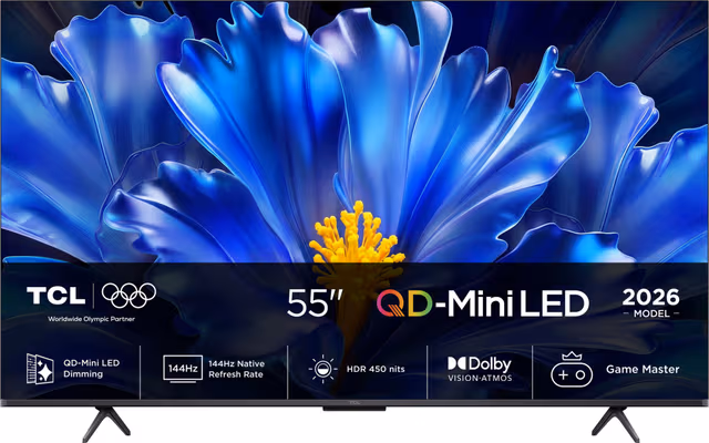 TCL 55" QLED810L 4K QD-Mini LED TV (2026)