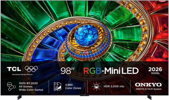 TCL 98" RM7L 4K RGB-Mini LED TV (2026)