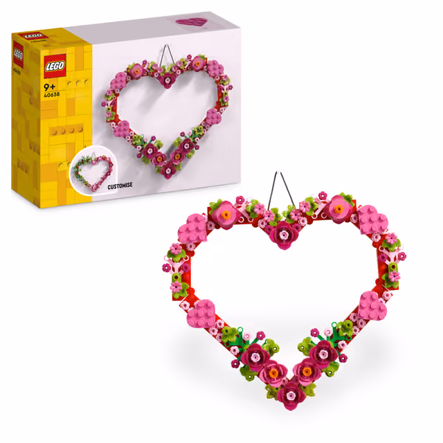 LEGO Hjärtdekoration 40638