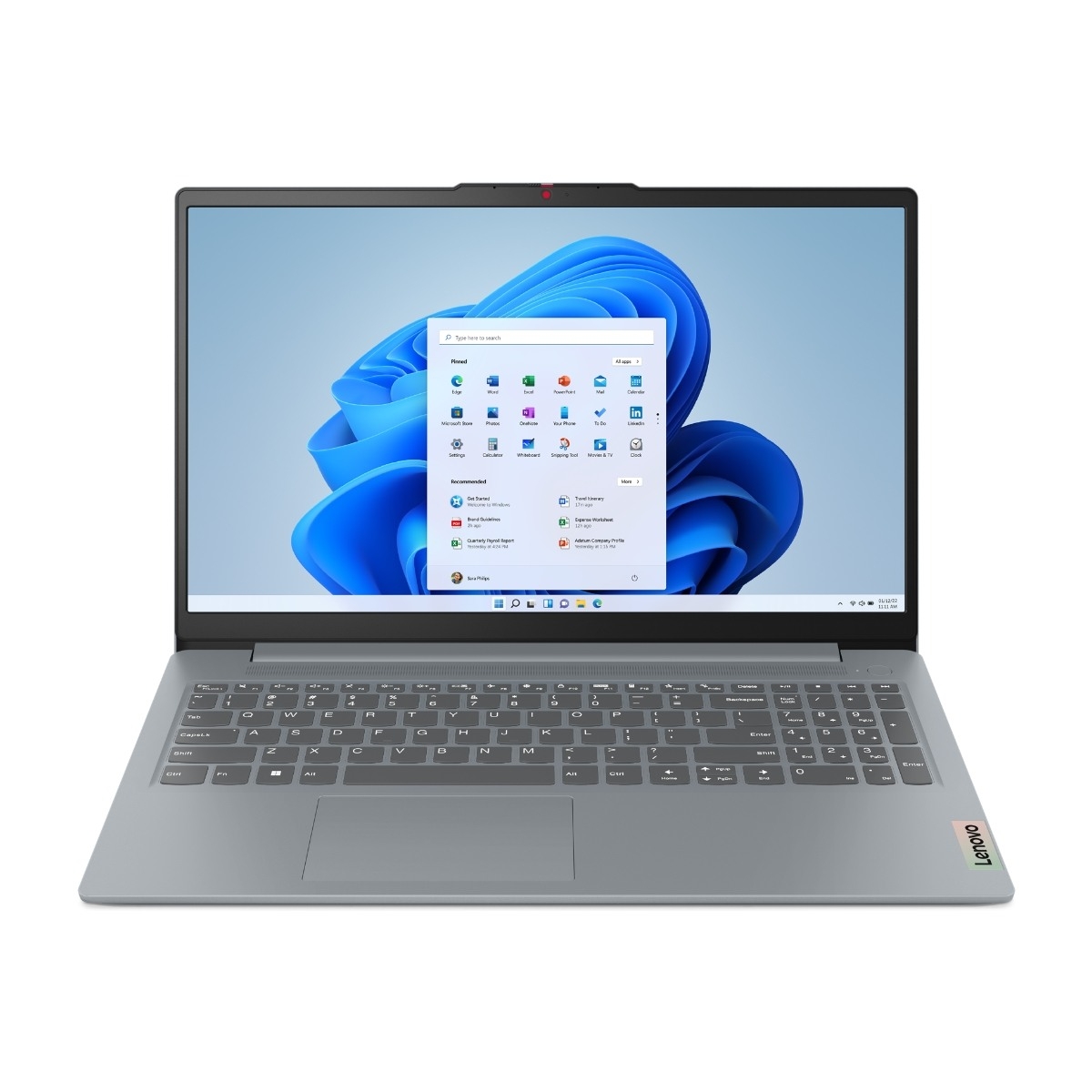 Lenovo IdeaPad Slim 3 15IRU8 (i3/8/128 GB) 15,6" bärbar dator, Arctic Grey