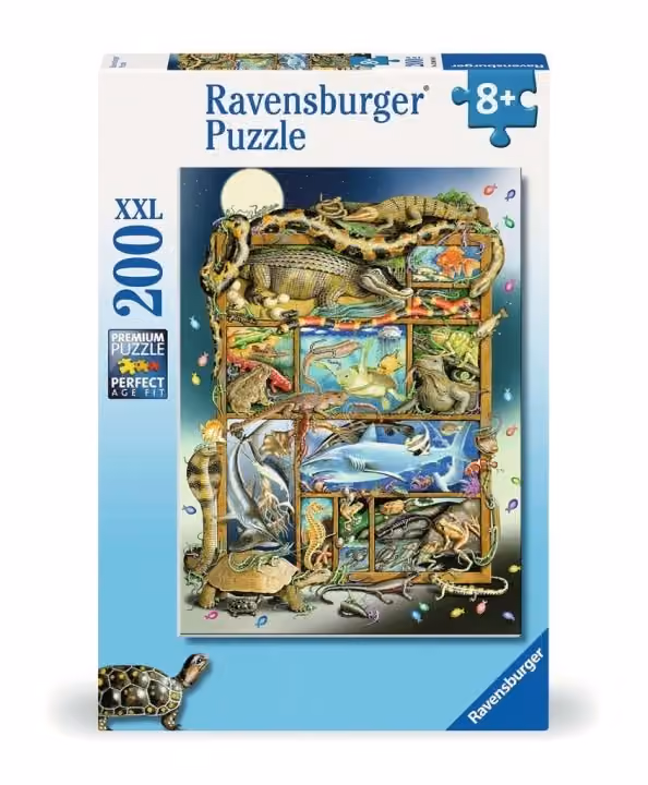 Ravensburger Ravensbruger - Pussel Fisk- och reptilmenageri 200p