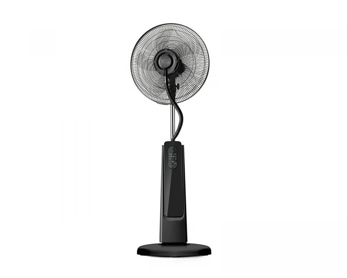 BLACK+DECKER Golvfläkt med Digital Display - Svart