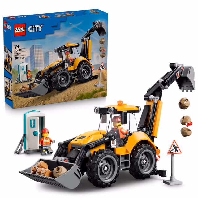 LEGO City Gul grävlastare 60480