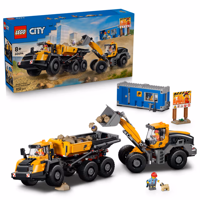 LEGO City Dumper och frontlastare 60494