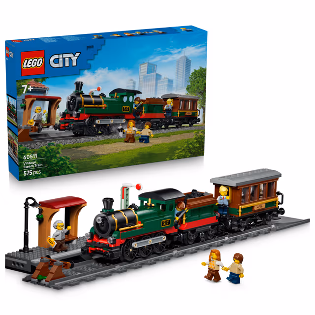 LEGO City 60511 Gammaldags ångtåg