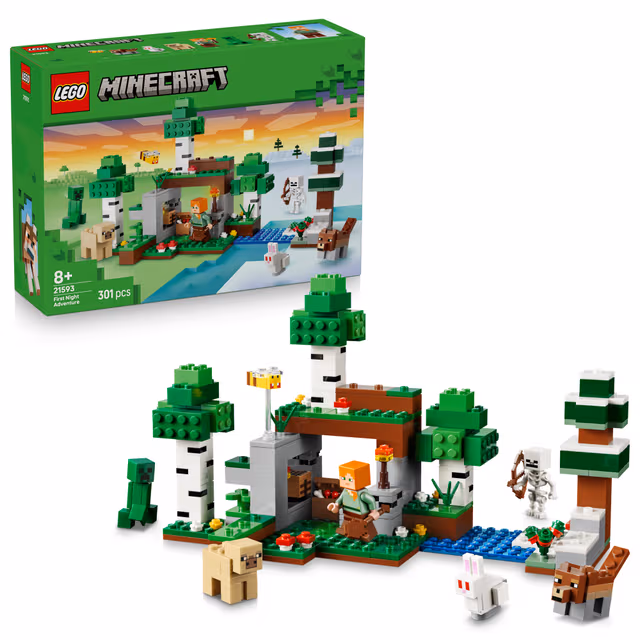LEGO Minecraft Första nattens äventyr 21593