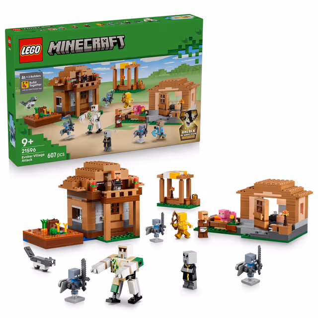 LEGO Minecraft Byattack med uppväckare 21596