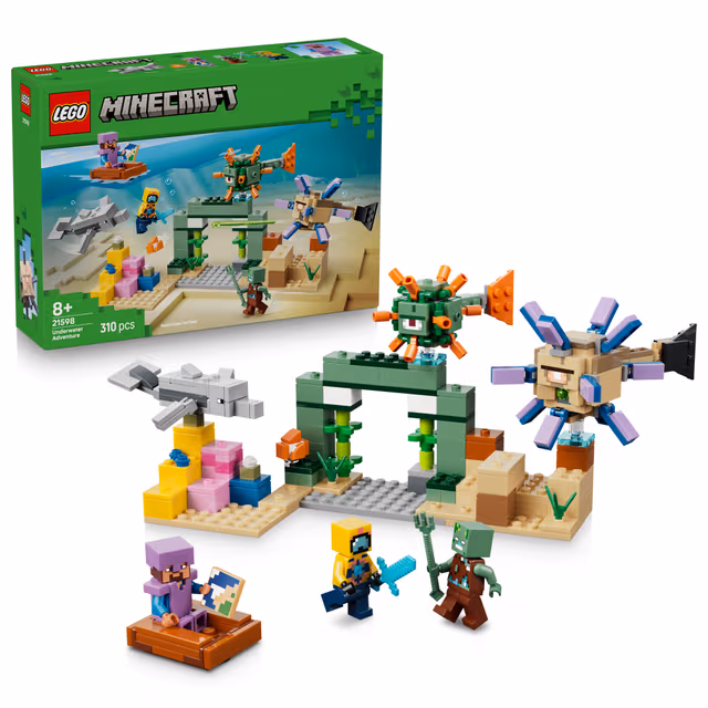 LEGO Minecraft Undervattensäventyr 21598