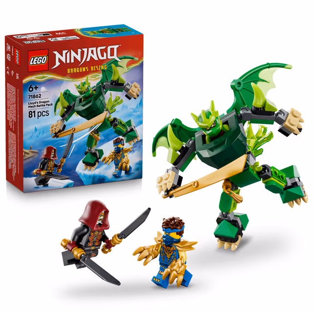 LEGO NINJAGO Lloyds robotdrake – stridspaket 71862