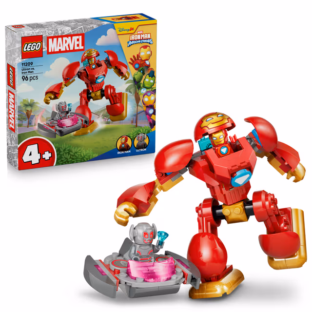 LEGO Marvel Iron Man och hans otroliga vänner Ultron mot Iron Man 11209