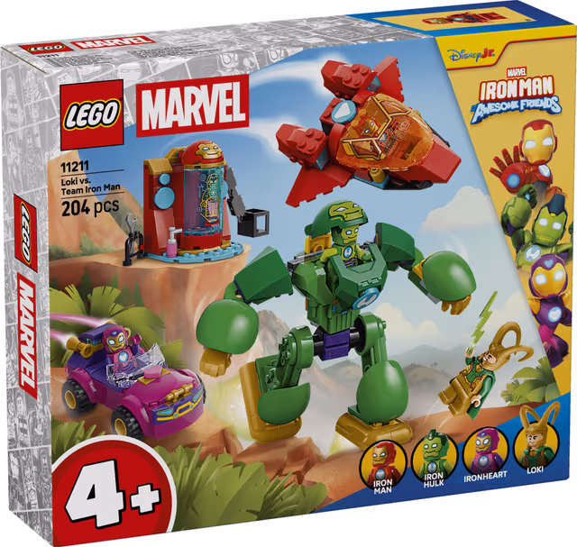 LEGO Marvel Iron Man och hans otroliga vänner Loki mot Team Iron Man 11211
