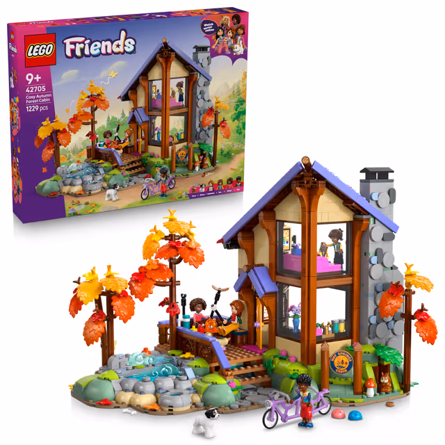 LEGO Friends 42705 Mysig stuga i höstskogen