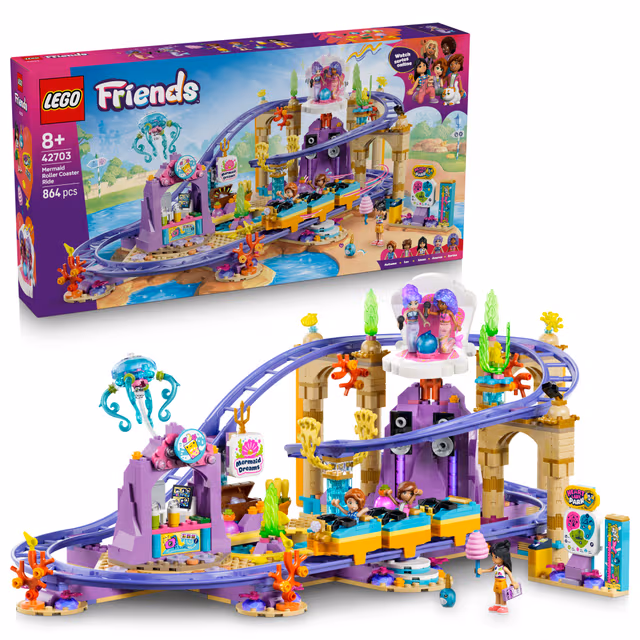 LEGO Friends Bergochdalbana med sjöjungfrutema 42703