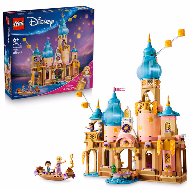 LEGO Disney 43297 Rapunzels slott