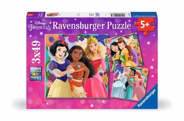 Ravensburger Pussel Disney Princess 3x49p