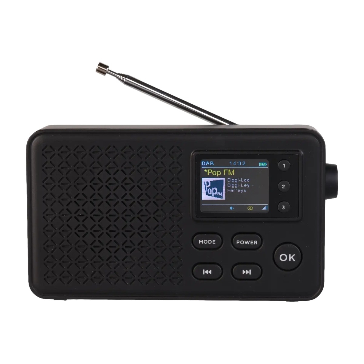 Denver DAB-57 FM/DAB+-radio, svart
