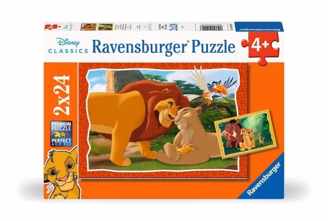Ravensburger Pussel Lejonkungen 2x24p