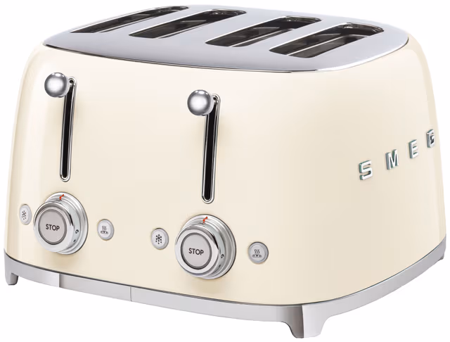 Smeg 50’s Style brödrost TSF03CREU (gräddvit)