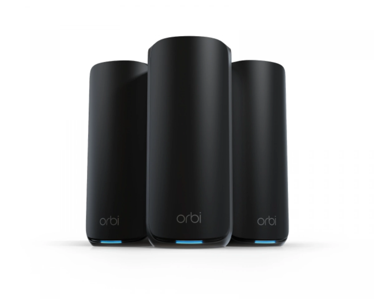 Netgear Orbi 870 Series Tri-Band WiFi 7 Mesh 3-Pack - Svart