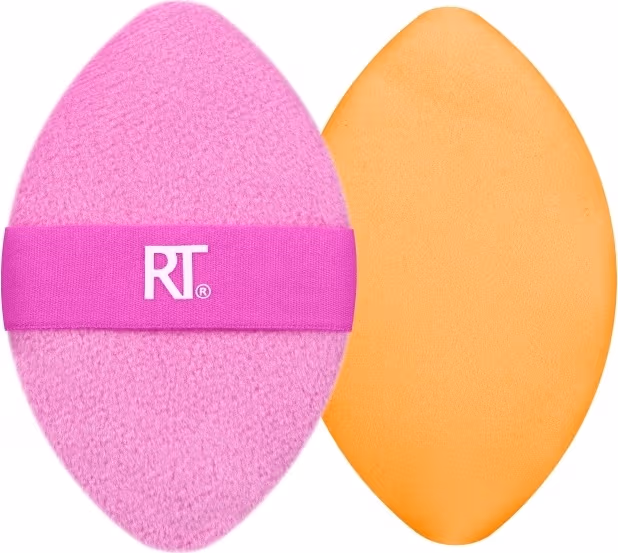 Real Techniques Miracle 2-in1 Puderpuff Duo - Rosa/Orange