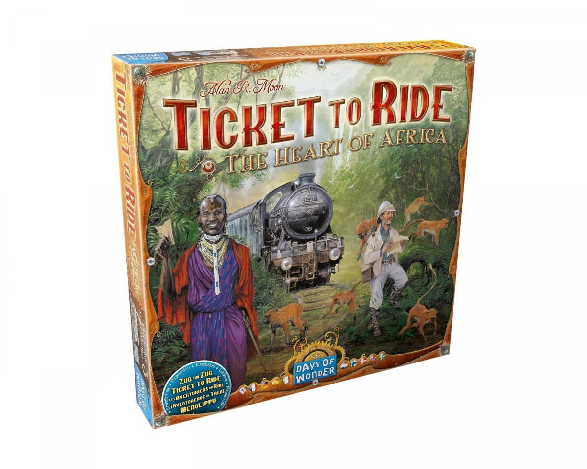 Ticket To Ride: The Heart of Africa Expansion (Nordic)