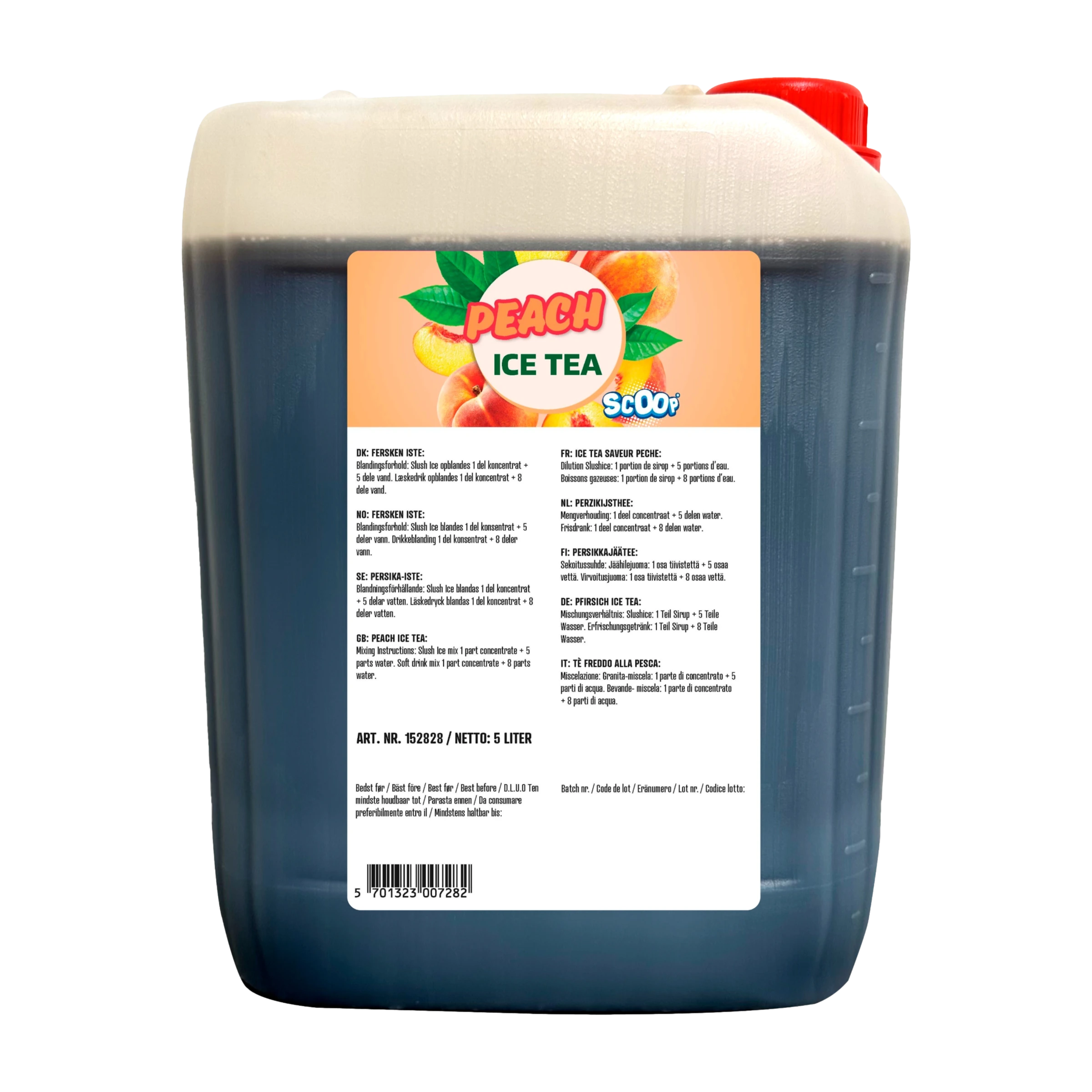 Scoop Peach Ice Tea slush koncentrat 5L