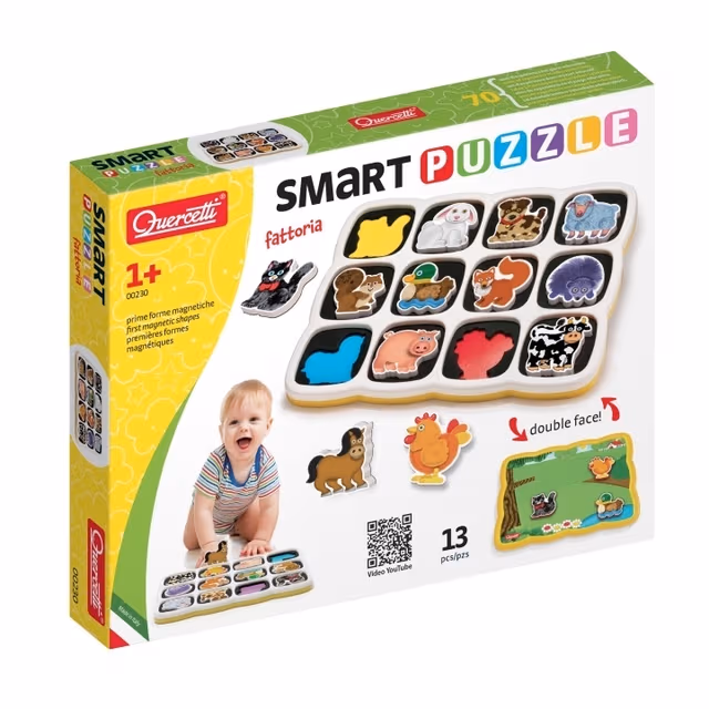 Quercetti Smart pusselgård - (QU-0230)