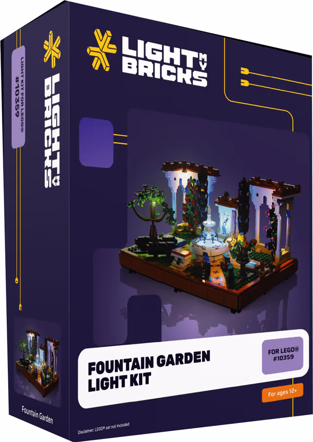 Light My Bricks™ Fountain Garden ljuskit