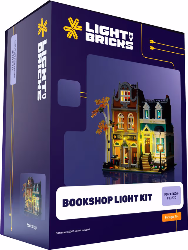 Light My Bricks™ Bookshop ljuskit