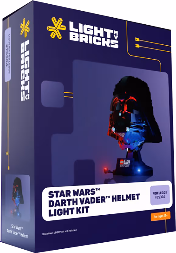 Light My Bricks™ Star Wars Darth Vader Helmet ljuskit