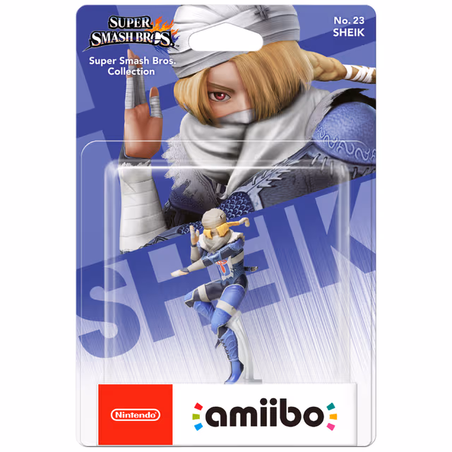 Nintendo Amiibo Super Smash Bros. actionfigur (Sheik)