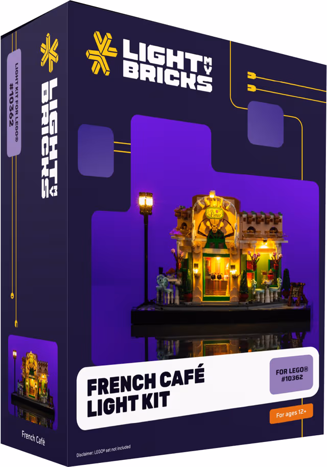 Light My Bricks™ French Cafe ljuskit