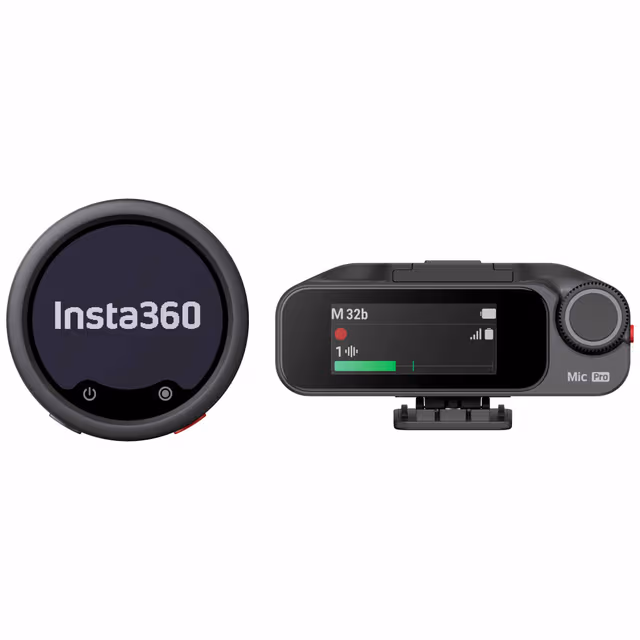 Insta360 Mic Pro (1 TX + 1 RX) trådlös mikrofon